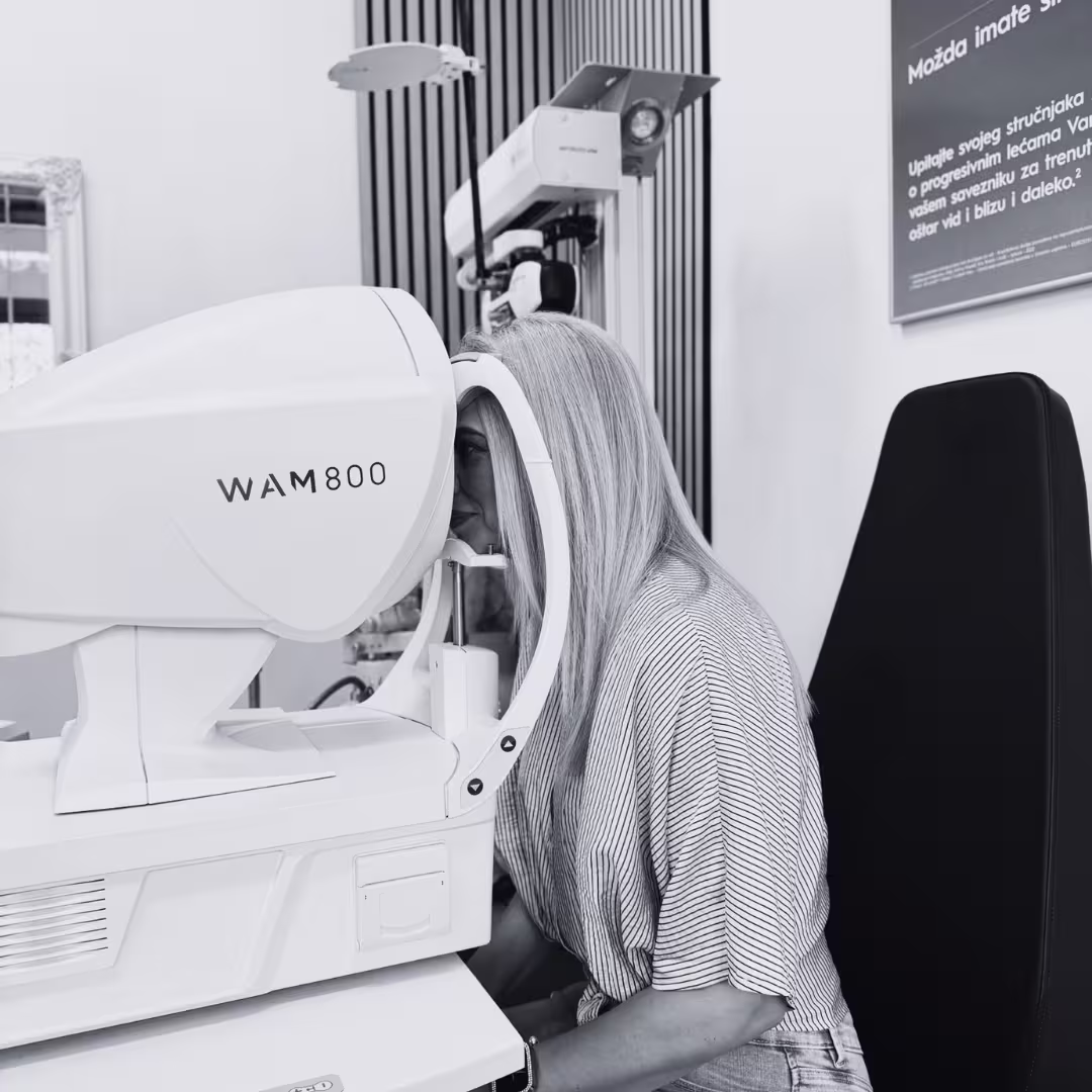 Vision Centar Optika Ljiljana Sesvete — WAM 800 topograf, najmodernija dijagnostika oka u Sesvetama, obiteljska optika od 1993.